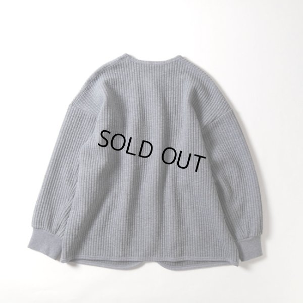 画像8: prit / プリット コールキルト VネックZIPカーディガン (8)