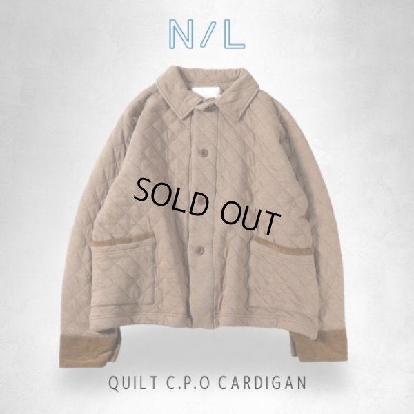 画像1: NATURAL LAUNDRY / ナテュラルランドリー キルト CPOカーディガン (1)