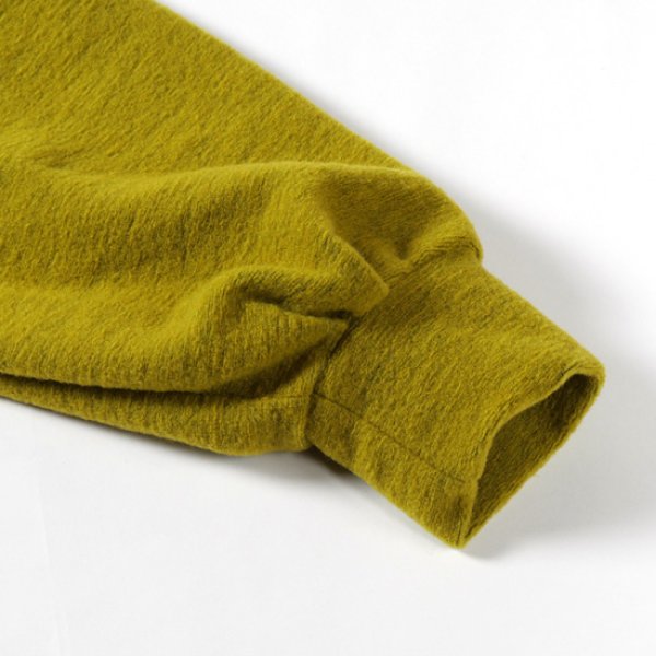 画像4: prit / プリット エアブラシニット×トライスピンループツイード切替 ニットライクプルオーバー (4)