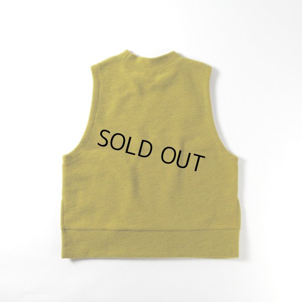 画像7: prit / プリット エアブラシニット×トライスピンループツイード切替 ニットライクプルオーバーベスト (7)