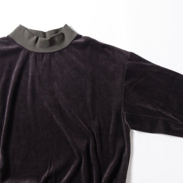 画像3: grin / グリン コットンベロア モックバウンドプルオーバー (3)
