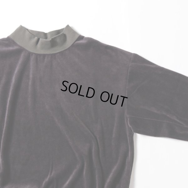 画像3: grin / グリン コットンベロア モックバウンドプルオーバー (3)