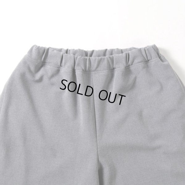 画像2: prit / プリット ツイルストレッチ裏起毛 ワイドパンツ (2)