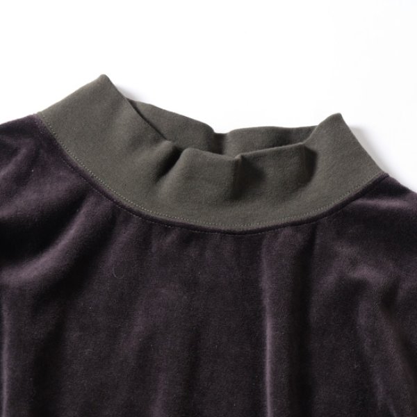 画像2: grin / グリン コットンベロア モックバウンドプルオーバー (2)