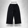 画像10: prit / プリット ツイルストレッチ裏起毛 ワイドパンツ (10)