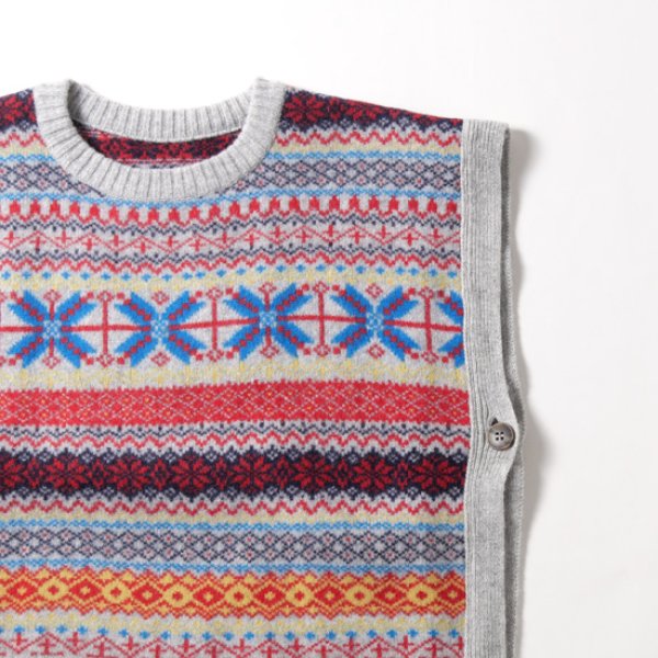 画像4: NARU / ナル タスマニアラム フェアアイルボックスベスト (4)