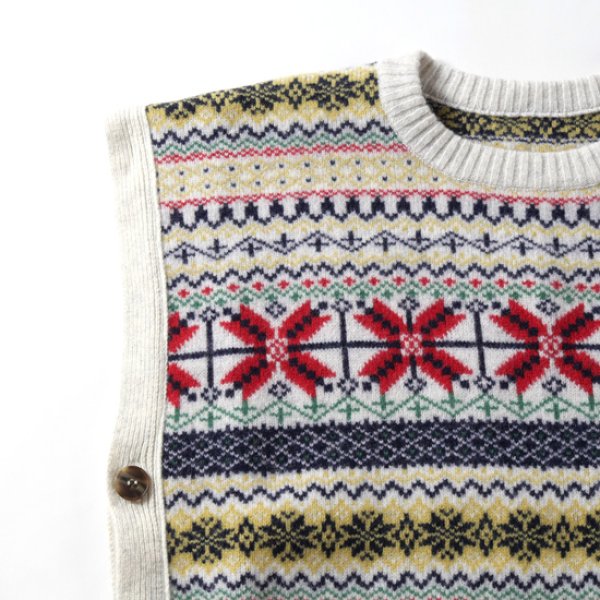 画像12: NARU / ナル タスマニアラム フェアアイルボックスベスト (12)