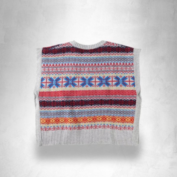 画像8: NARU / ナル タスマニアラム フェアアイルボックスベスト (8)