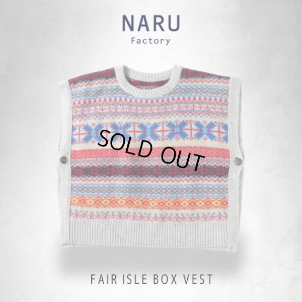 画像1: NARU / ナル タスマニアラム フェアアイルボックスベスト (1)