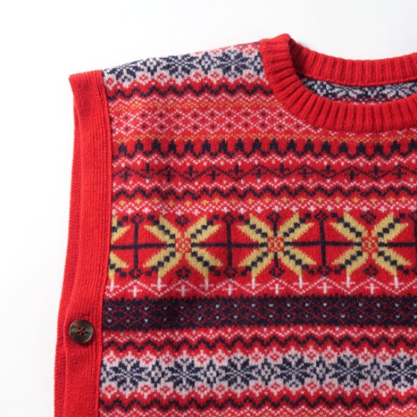 画像10: NARU / ナル タスマニアラム フェアアイルボックスベスト (10)