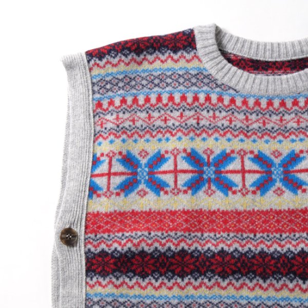 画像3: NARU / ナル タスマニアラム フェアアイルボックスベスト (3)