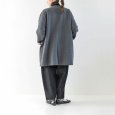 画像6: sosotto / ソソット コットンキルト ノーカラーコート (6)
