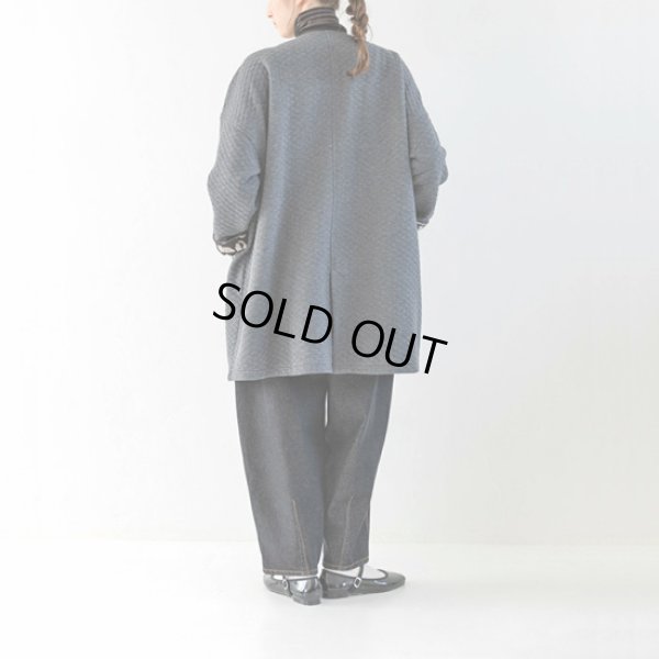 画像6: sosotto / ソソット コットンキルト ノーカラーコート (6)