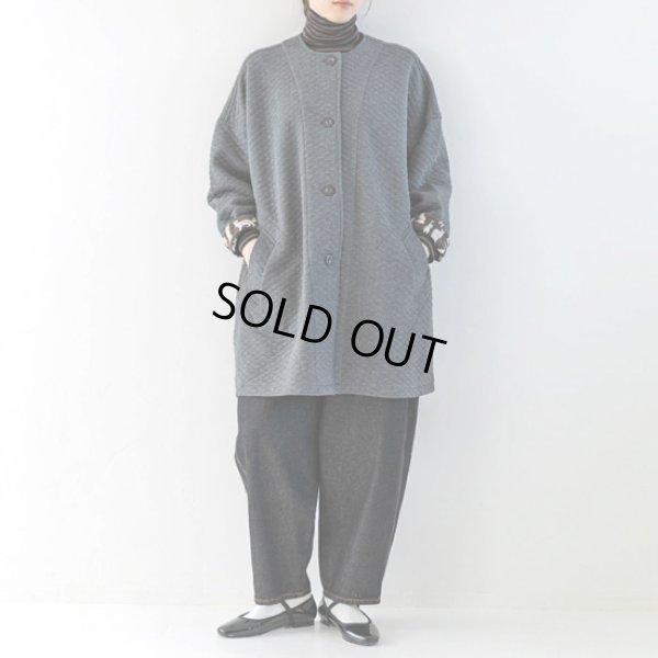 画像4: sosotto / ソソット コットンキルト ノーカラーコート (4)