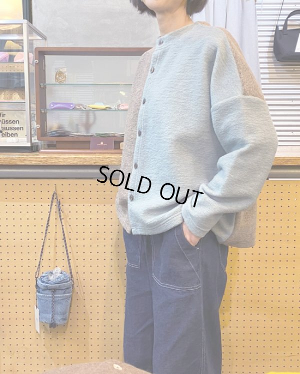 画像11: NARU / ナル トラベルウールプレミアバイカラーカーディガン (11)