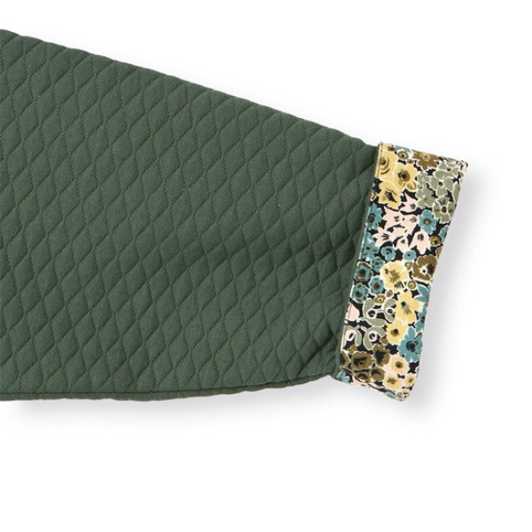 画像9: sosotto / ソソット コットンキルト ノーカラーコート (9)