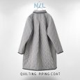 画像10: NATURAL LAUNDRY / ナテュラルランドリー 先染めキルティング パイピングコート (10)