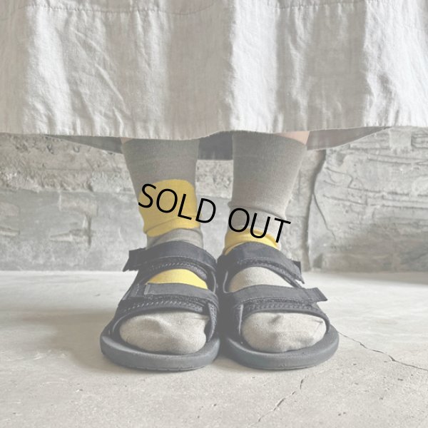 画像15: yahae / ヤハエ オーガニックコットン アシンメトリードットソックス (15)