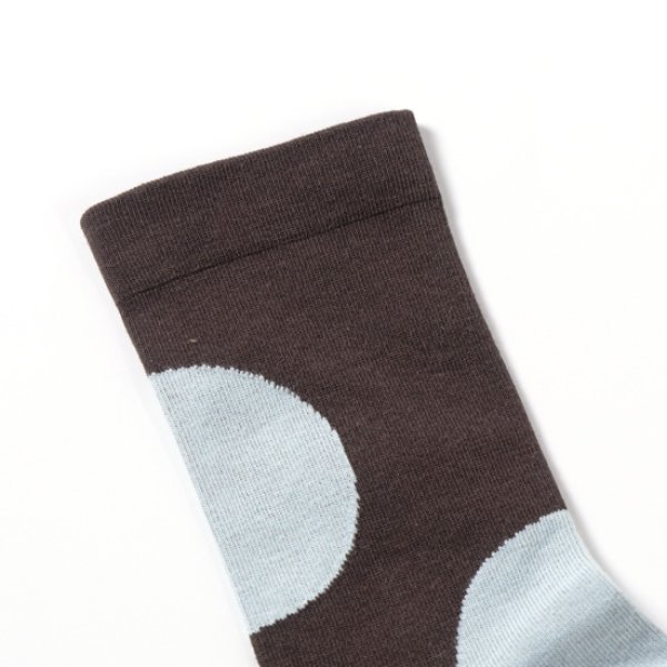 画像12: yahae / ヤハエ オーガニックコットン アシンメトリードットソックス (12)