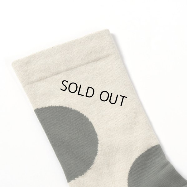 画像14: yahae / ヤハエ オーガニックコットン アシンメトリードットソックス (14)