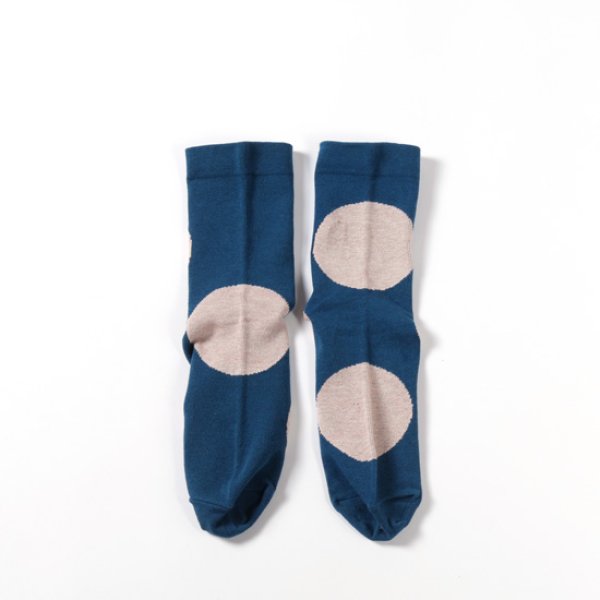 画像8: yahae / ヤハエ オーガニックコットン アシンメトリードットソックス (8)