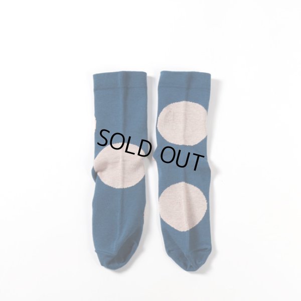 画像8: yahae / ヤハエ オーガニックコットン アシンメトリードットソックス (8)