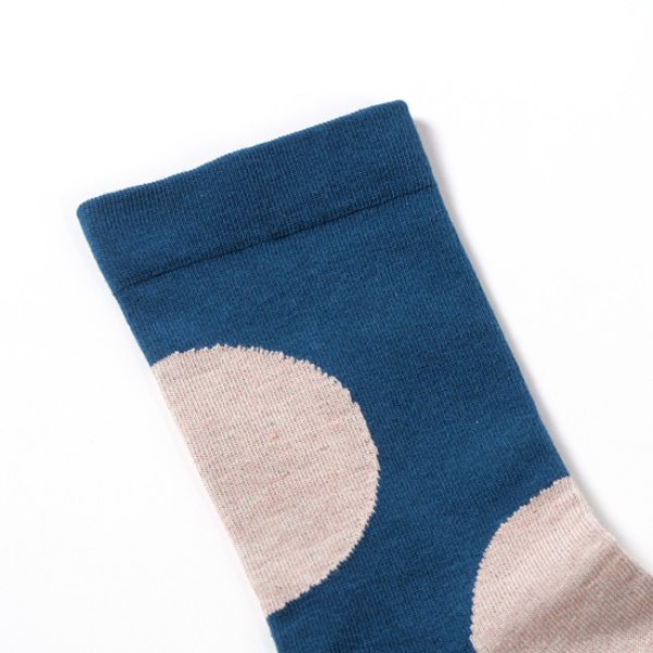 画像4: yahae / ヤハエ オーガニックコットン アシンメトリードットソックス (4)