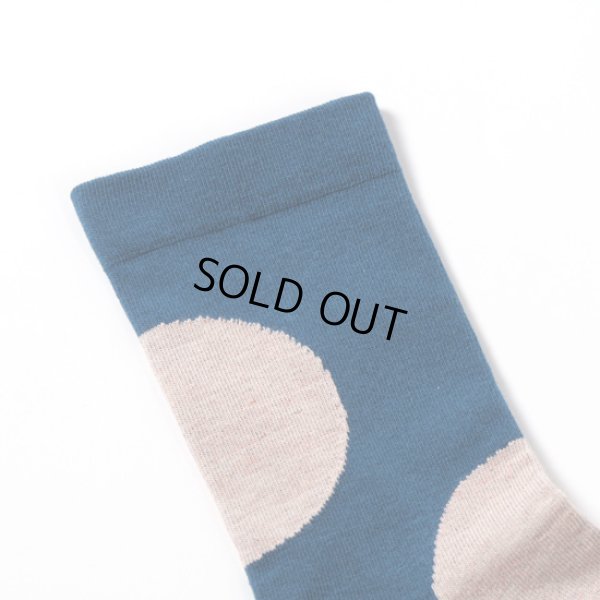 画像4: yahae / ヤハエ オーガニックコットン アシンメトリードットソックス (4)