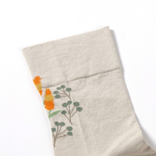 画像11: yahae / ヤハエ オーガニックコットン フラワーソックス (11)