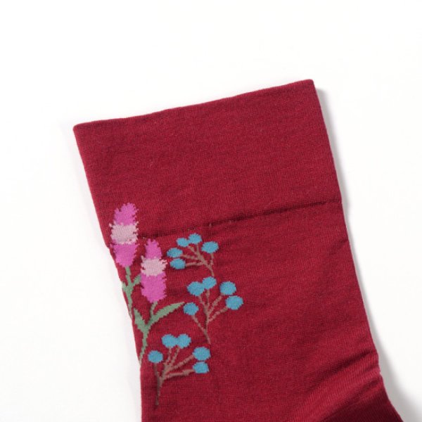 画像4: yahae / ヤハエ オーガニックコットン フラワーソックス (4)