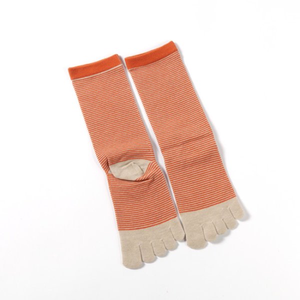 画像6: yahae / ヤハエ オーガニックコットン ウールトゥソックス (6)