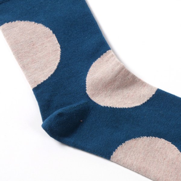 画像5: yahae / ヤハエ オーガニックコットン アシンメトリードットソックス (5)