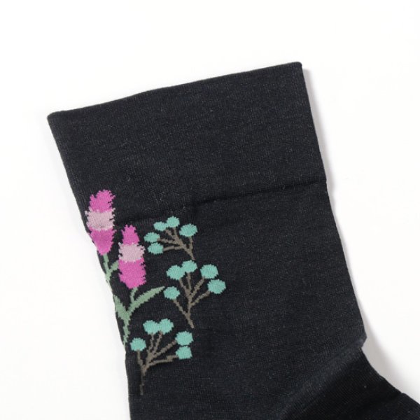 画像9: yahae / ヤハエ オーガニックコットン フラワーソックス (9)