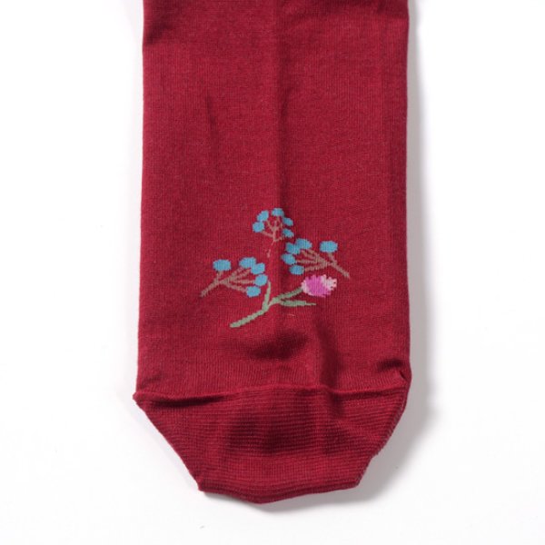 画像7: yahae / ヤハエ オーガニックコットン フラワーソックス (7)