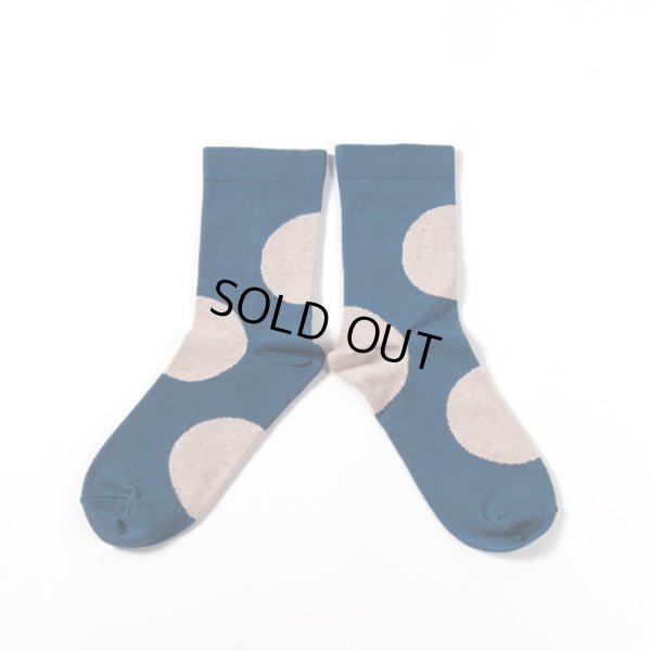 画像7: yahae / ヤハエ オーガニックコットン アシンメトリードットソックス (7)