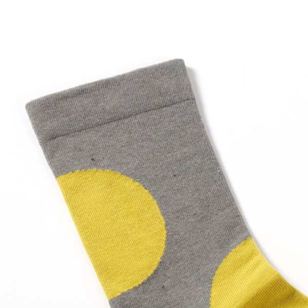 画像10: yahae / ヤハエ オーガニックコットン アシンメトリードットソックス (10)