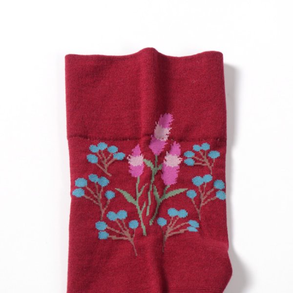 画像5: yahae / ヤハエ オーガニックコットン フラワーソックス (5)