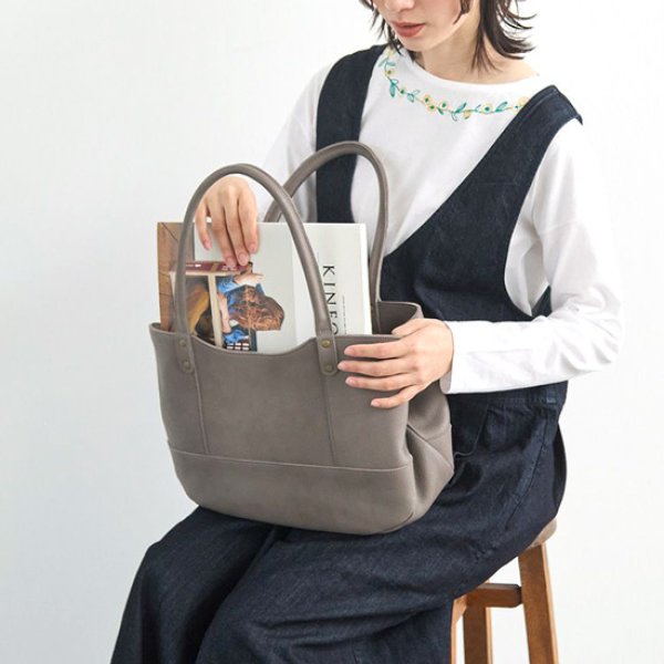 画像16: Kanmi / カンミ  ミルフィーユ がま口トートバッグ (16)