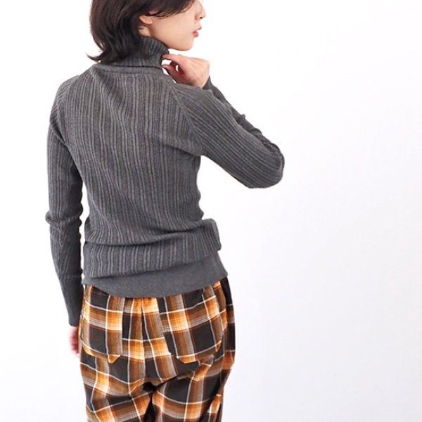 画像5: NARU / ナル ランダムリブ タートルネックセーター (5)