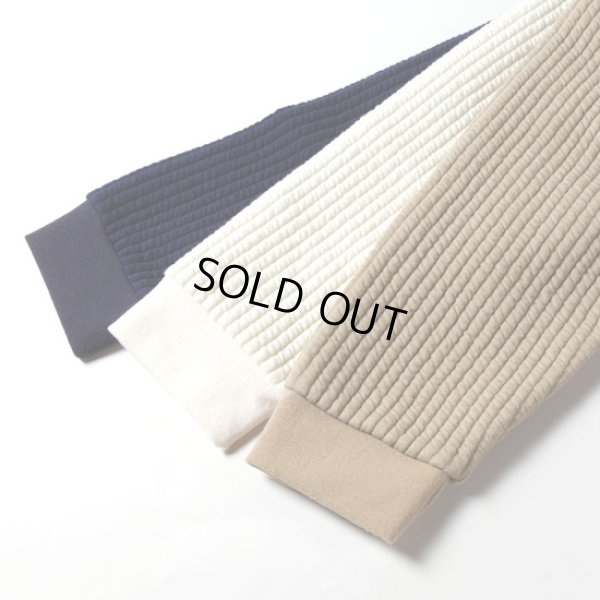 画像10: grin / グリン ストライプキルト モックラウンドプルオーバー (10)