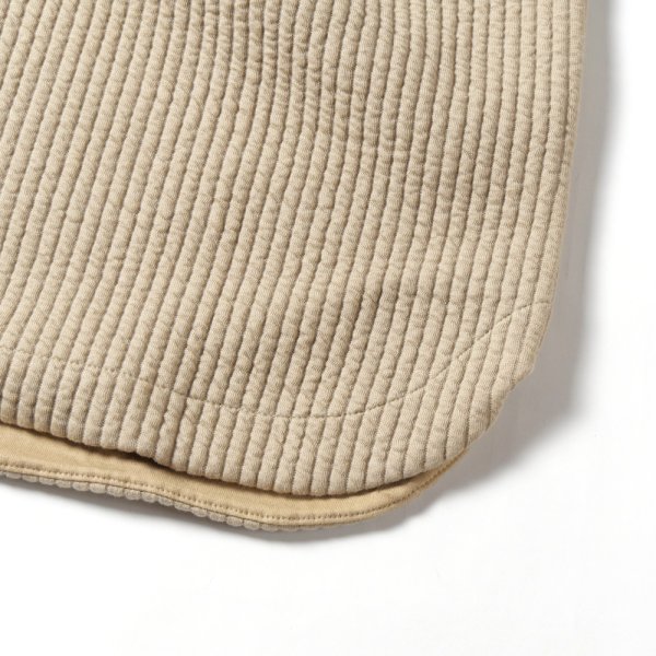 画像5: grin / グリン ストライプキルト モックラウンドプルオーバー (5)