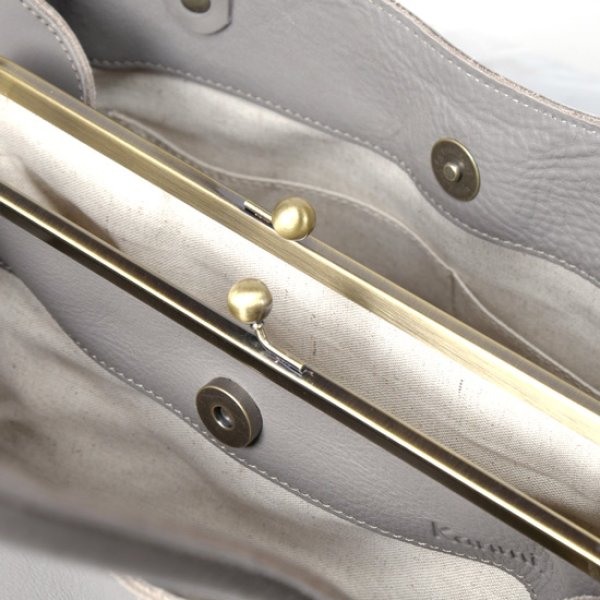 画像11: Kanmi / カンミ  ミルフィーユ がま口トートバッグ (11)