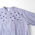 画像3: NATURAL LAUNDRY / ナテュラルランドリー 先染めブロード ワイド刺しゅうシャツ (3)