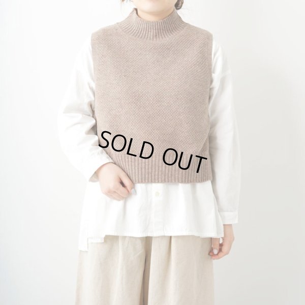 画像10: NATURAL LAUNDRY / ナテュラルランドリー ライトラム サイドボタンベスト (10)