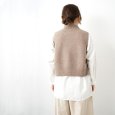 画像12: NATURAL LAUNDRY / ナテュラルランドリー ライトラム サイドボタンベスト (12)