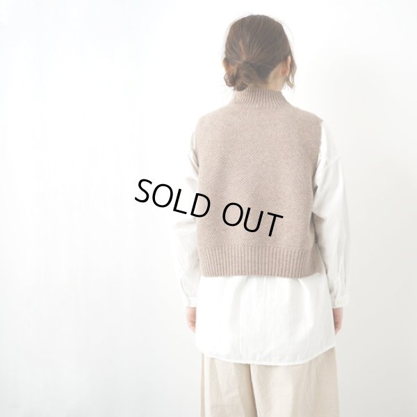 画像12: NATURAL LAUNDRY / ナテュラルランドリー ライトラム サイドボタンベスト (12)