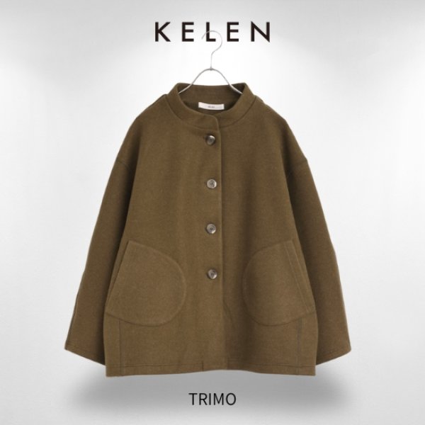 画像12: KELEN / ケレン モックネックデザインジャケット TRIMO (12)