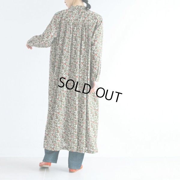 画像16: PONT DE CHALONS / ポンデシャロン フラワープリントギャザーワンピース (16)