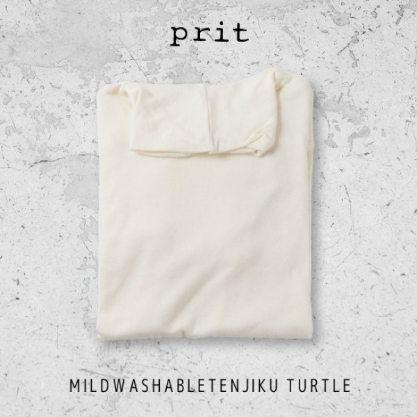画像9: prit / プリット ミルドウォッシャブル天竺 タートルネック (9)