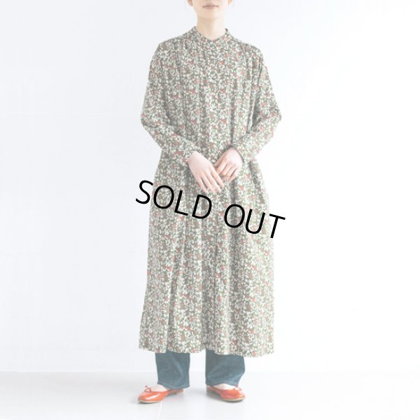 画像14: PONT DE CHALONS / ポンデシャロン フラワープリントギャザーワンピース (14)